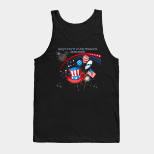 July Fireworks Celebration Tank Top